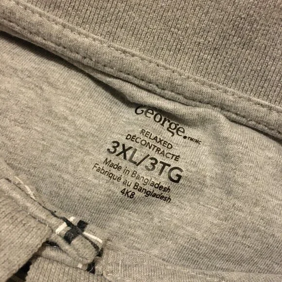 George Computer Geek Graph Paper Print Shirt - Grid Pattern Short Sleeve Polo - Picture 8 of 13